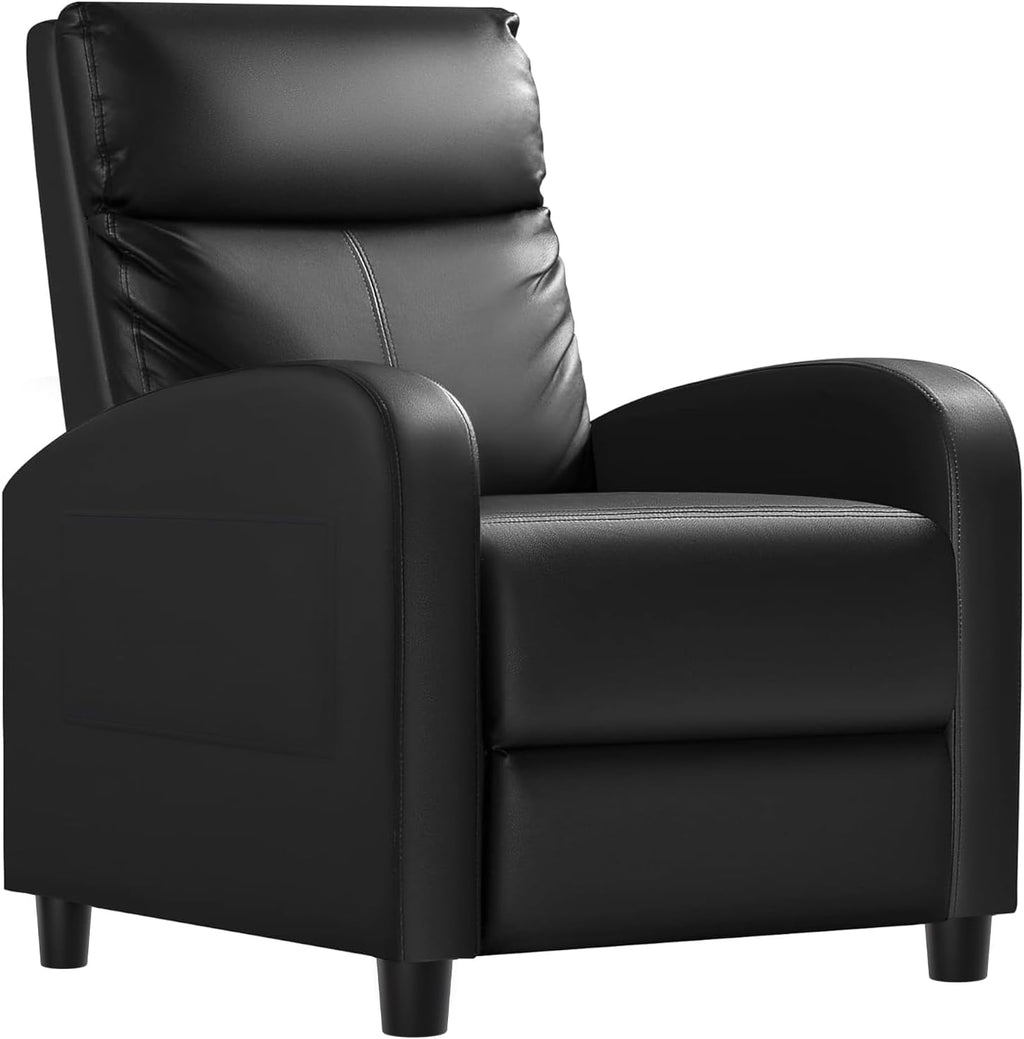 Adjustable Recliner—PU Leather Recliner Sofa for Adults