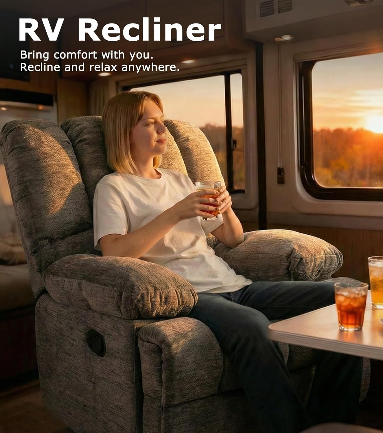 Oversized recliner. Rocking recliner.