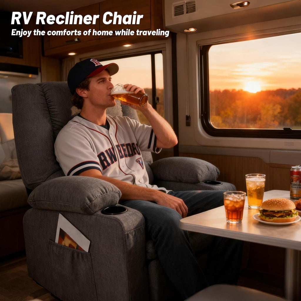 Rocking Recliner with Massage and Heating Functions—Suitable for the Living Room or Nursery